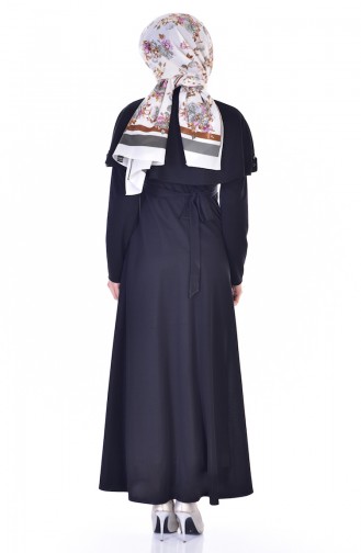 Black Hijab Dress 1858-05