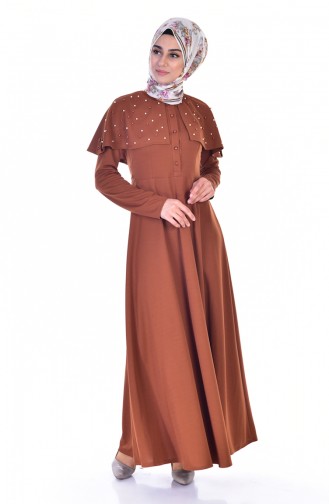 فستان بتصميم مُزين بالؤلؤ 1858-06