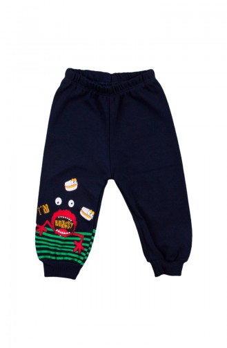 Green Baby Footless Pants 028YSL-01