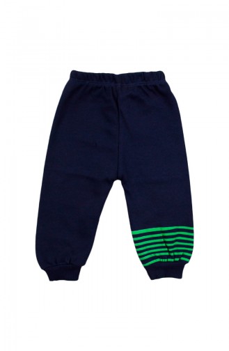 Green Baby Footless Pants 028YSL-01