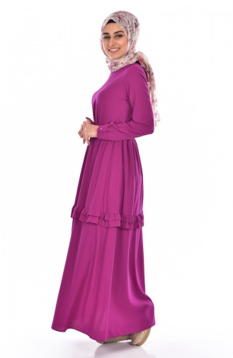 Robe Plissée 60672-02 Plum Clair 60672-02