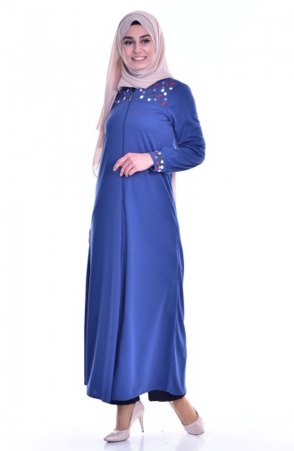 Abaya Bordé 1899-07 İndigo 1899-07