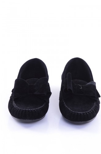 Black Woman Flat Shoe 50191-05