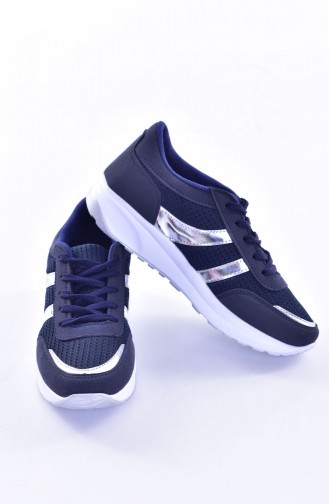 Navy Blue Sport Shoes 0765-01