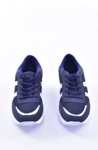 Navy Blue Sport Shoes 0765-01