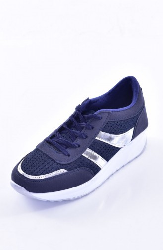 Navy Blue Sport Shoes 0765-01