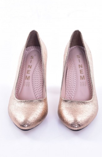 Copper High-Heel Shoes 50203-01