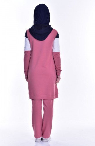 Hooded Tracksuit 8037-08 Dried Rose 8037-08