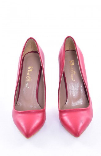 Stiletto Ayakkabı 50207-09 Kırmızı