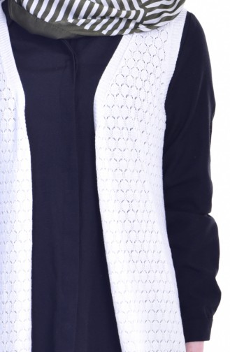 Knitwear Vest 1003-01 Cream 1003-01