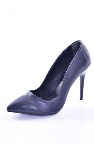 Chaussure a Talons Aiguilles Pour Femme 50207-04 Bleu Marine 50207-04