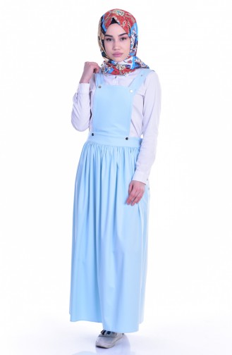 Hijab Kleid mit Druckknopf  6404-05 Minzengrün 6404-05