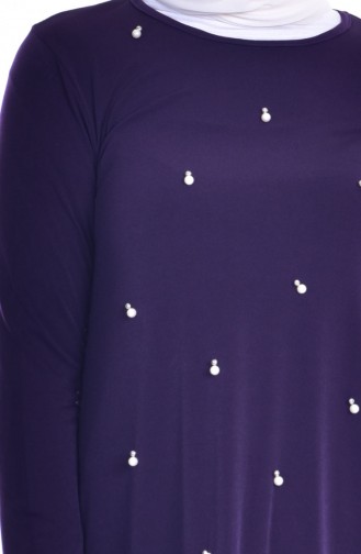 Tunik Pantolon İkili Takım 3725-02 Mor