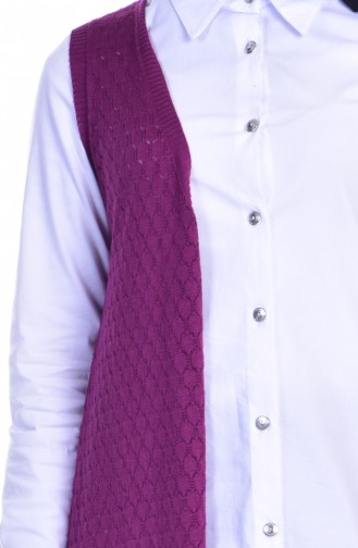 Knitwear Vest 1003-06 Damson 1003-06