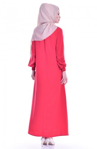 Vermilion Hijab Dress 0021-19