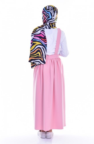 Pink Hijab Dress 6404-07