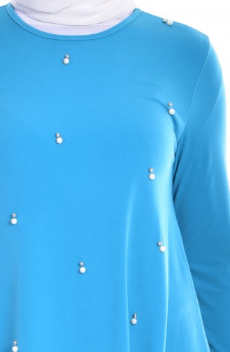 Tunik Pantolon İkili Takım 3725-06 Petrol