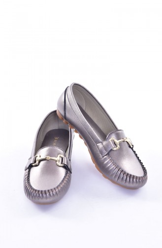 Women´s Flat Shoes 50194-10 Platinum 50194-10