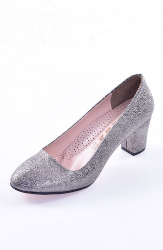 Platinum High-Heel Shoes 50204-01