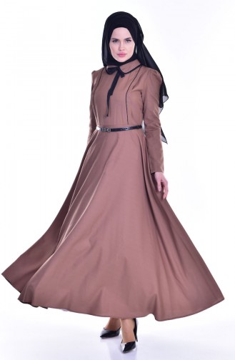 Black Hijab Dress 7172-08