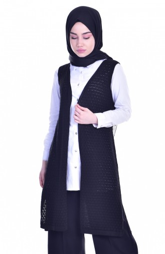 Knitwear Vest 1003-07 Black 1003-07