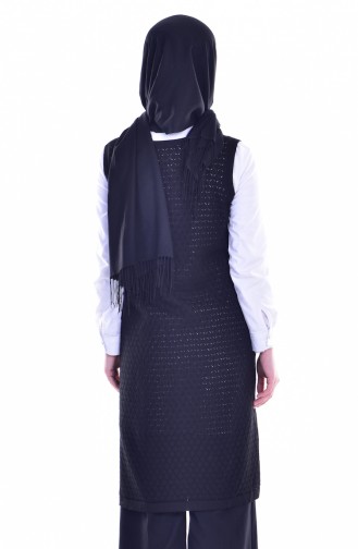 Knitwear Vest 1003-07 Black 1003-07
