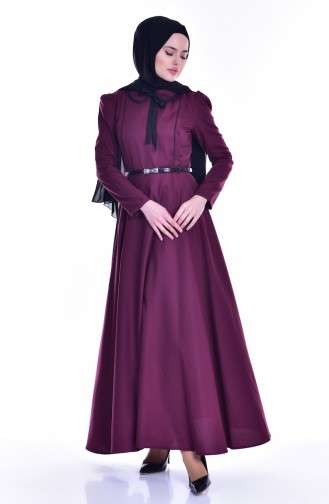 Black Hijab Dress 7172-01