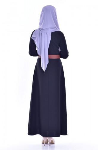 Black Hijab Dress 0149-02