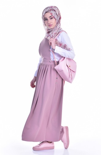 Mink Hijab Dress 6404-03