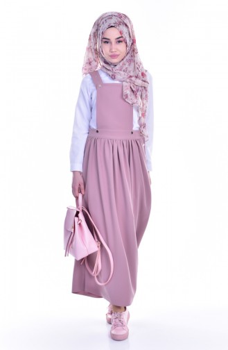 Mink Hijab Dress 6404-03