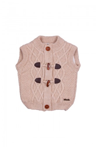 Beige Baby Vest 23015BEJ-01