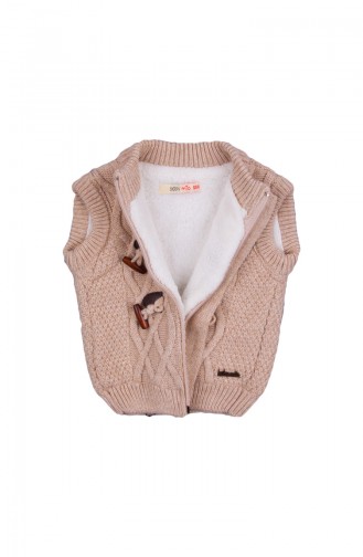 Beige Baby Vest 23015BEJ-01