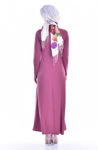 Dusty Rose Hijab Dress 4401-10