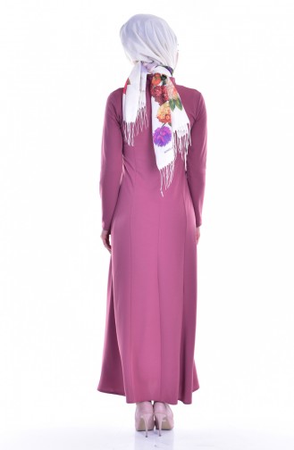 Besticktes Kleid 4401-10 Rosa 4401-10