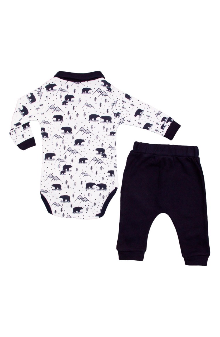 Navy Blue Baby Kid Suit 2695lac 01 Sefamerve
