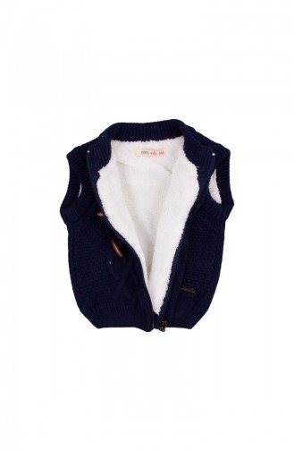 Navy Blue Baby Vest 23015LAC-01