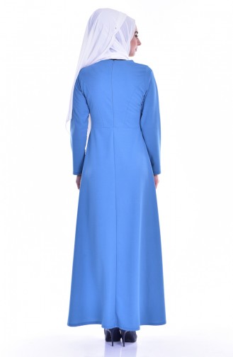 Robe Hijab Bleu 5012-05
