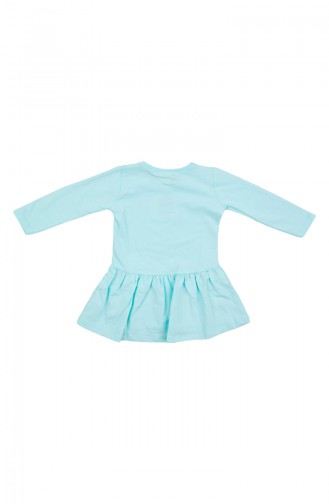 فستان للأطفال بتصميم من القطن  11001MINT-01