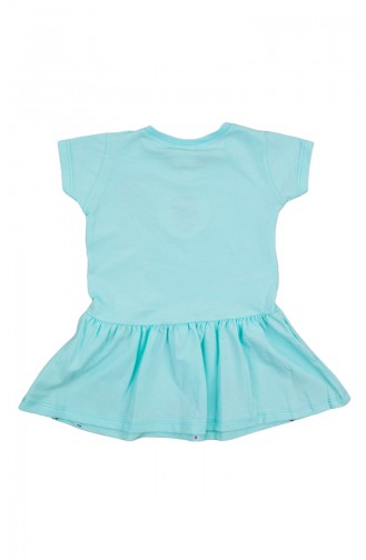 Combed Cotton Baby Dress Zs11201-05 Mint Green 11201-05