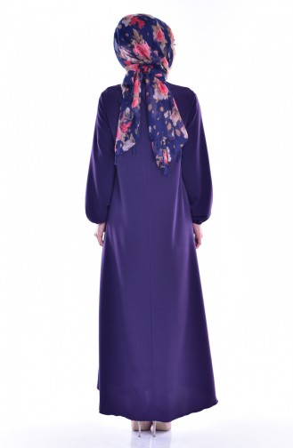 Purple İslamitische Jurk 0153-01