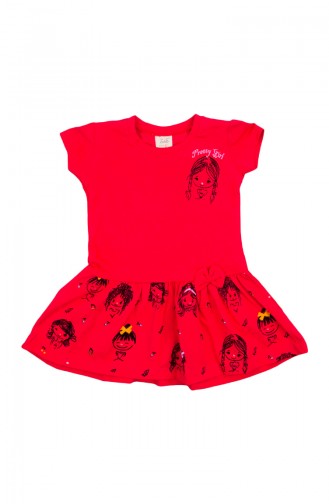 فستان أطفال بتصميم مُُطبع  11201-03