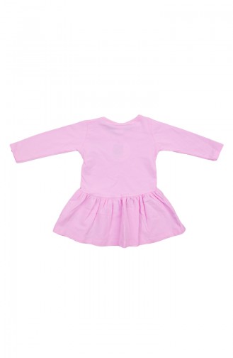 Gekämmte Baumwolle Babykleid ZS11001PMB-01 Pink 11001PMB-01