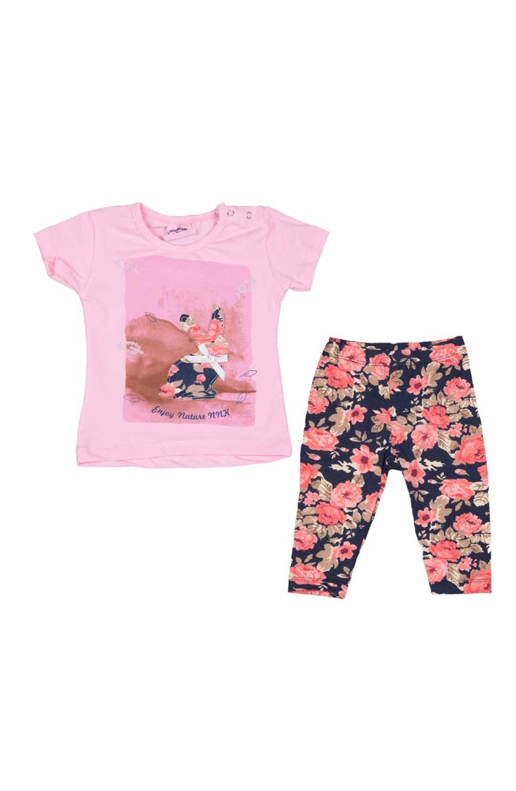 2 Li Taytli Bebek Takim Nnktkm4864 02 Pembe Sefamerve