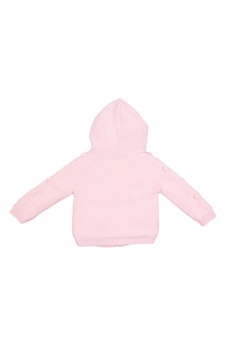 Gilet Tricot Bébé MIO21010PMB-01 Rose 21010PMB-01