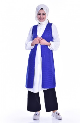 Knitwear Vest 1003-10 Saxe Blue 1003-10