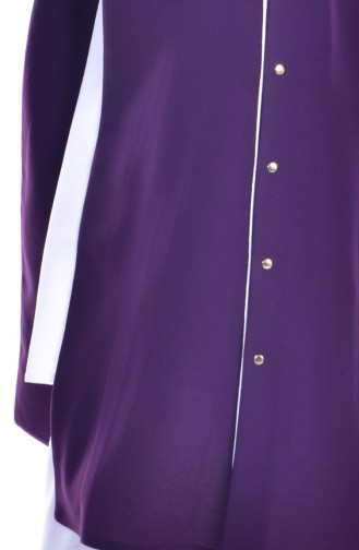 Tunic Vest Double Team 1827953-01 Purple White 1827953-01