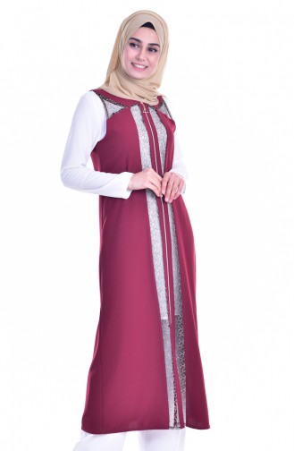 Yelek Tunik İkili Takım 1827920-04 Bordo 1827920-04