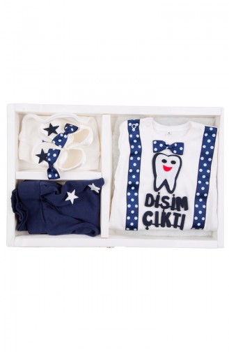 Navy Blue Baby & Kid Suit 1110LAC-01