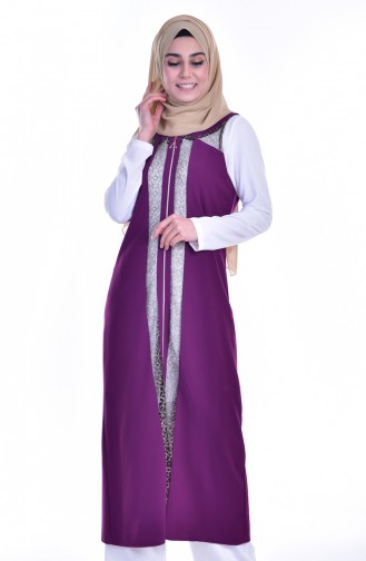 Vest Tunic Double Suit 1827920-03 Plum 1827920-03