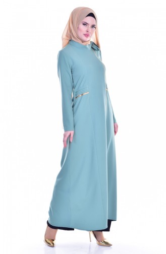 Hijab Abaya 2124-08 Minzengrün 2124-08